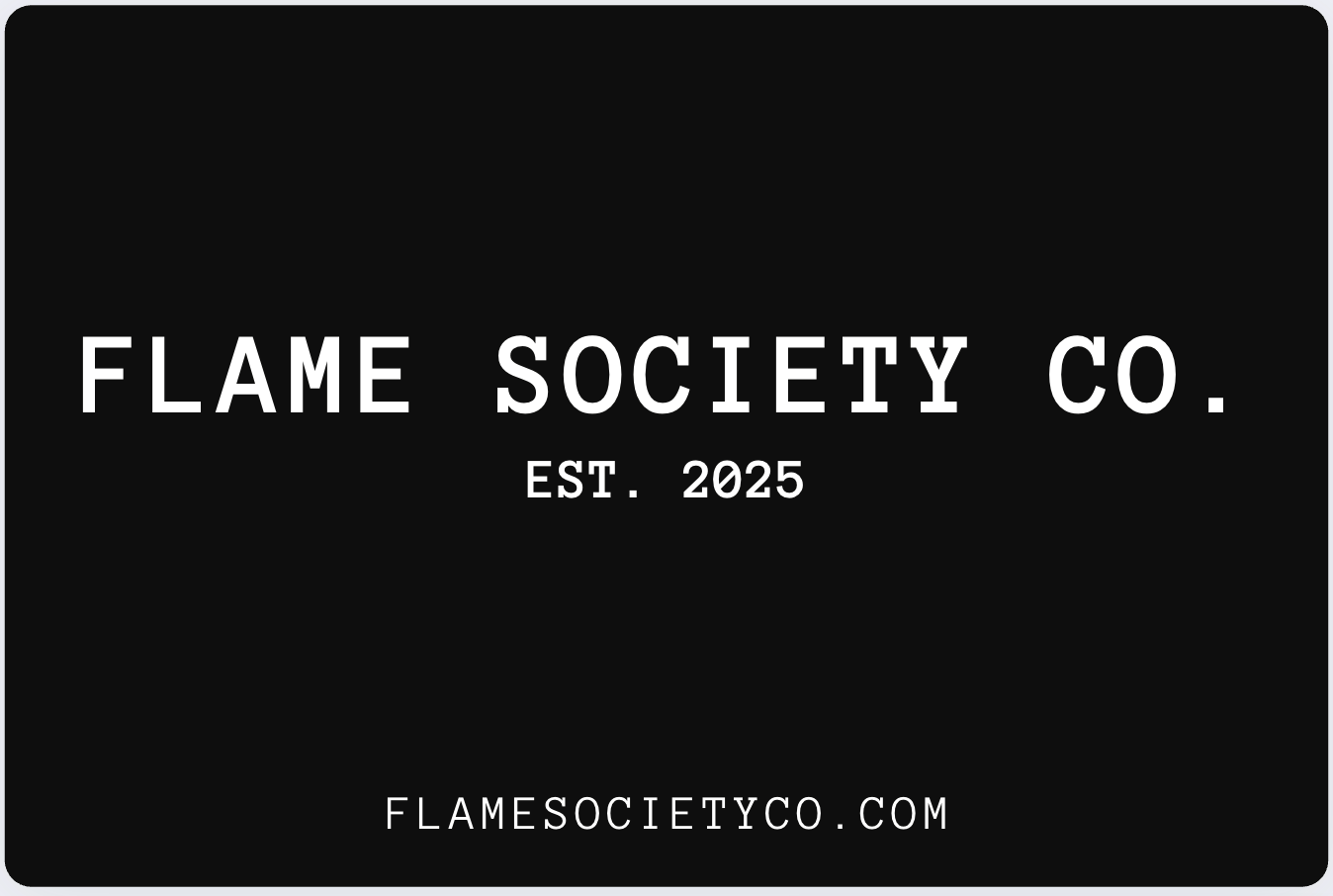 Luxury Santal candle detail — Flame Society Co.