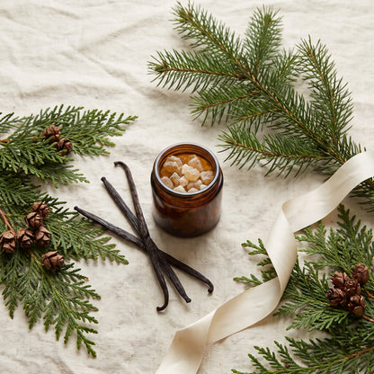 Christmas Tree | Fresh Pine, Cypress & Vanilla Musk Candle | Limited Edition 10oz Amber Jar CocoSoy Candle