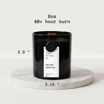 No. 007 Velvet Vanilla candle — creamy vanilla and cashmere musk