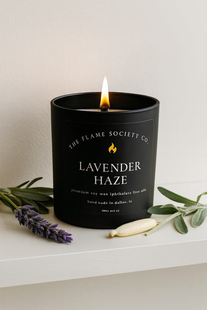Lavender Vanilla Soy Candle