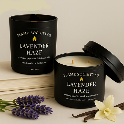 Lavender Vanilla Soy Candle