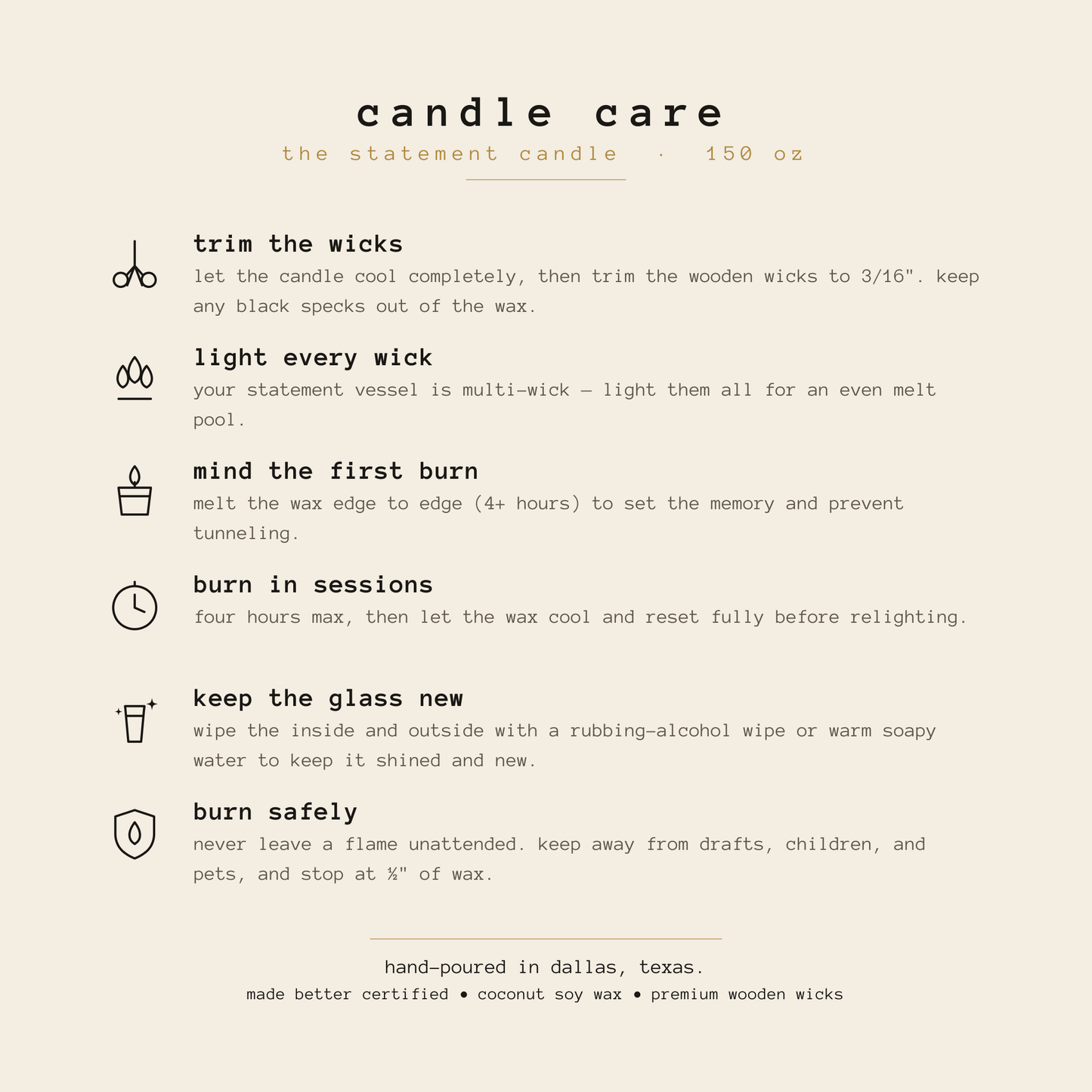 No. 007 | Velvet Vanilla | Creamy Vanilla Bean & Cashmere Musk Candle
