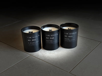Trio Bundle | No. 540 Bougie Rougie · No. 002 Vanilla Tobacco · No. 033 Santalwood