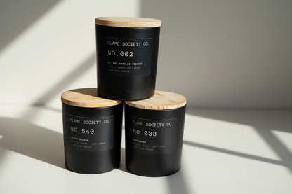 Trio Bundle | No. 540 Bougie Rougie · No. 002 Vanilla Tobacco · No. 033 Santalwood