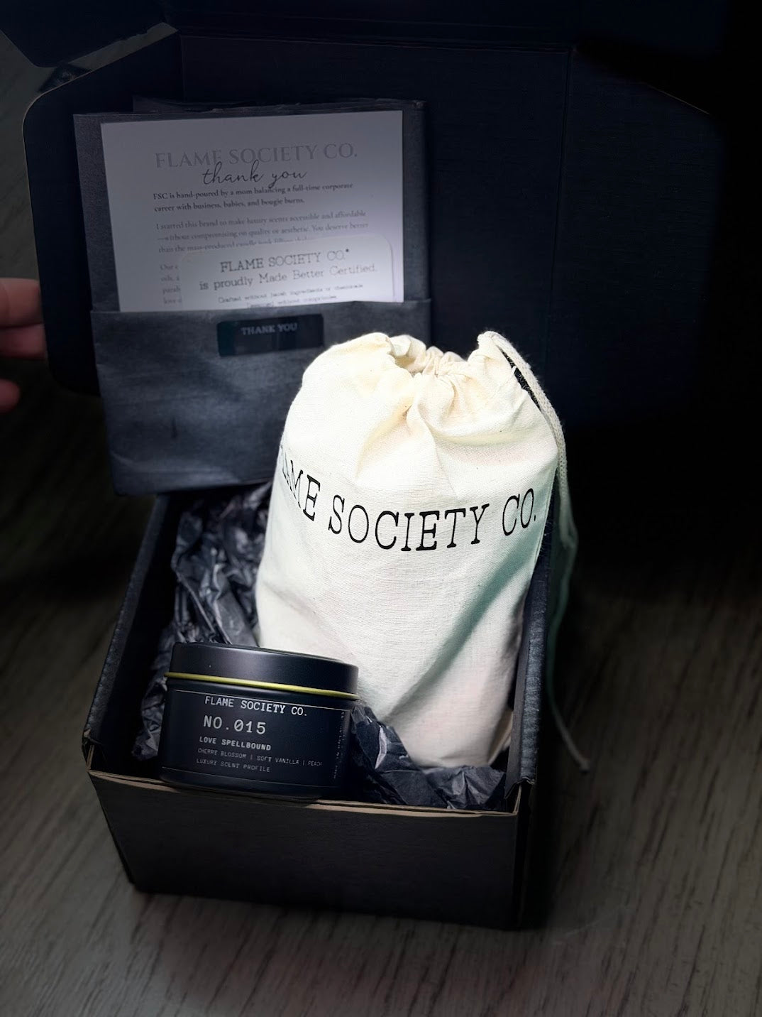 Mother's Day - Custom Label and Scent with Wick Trimmer and Electric Lighter