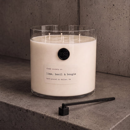 Lime, Basil & Bougie CocoSoy Candles & Wax Melts