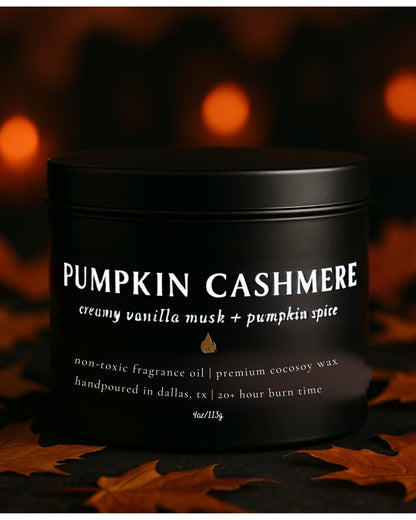 Fall Candle Collection: 4oz Soy Candles Autumn Scents| Pumpkin Spice, Campfire Marshmallow & More + Gift Sets, Teacher Appreciation Gift