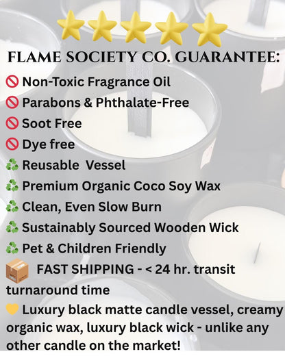 Le Labo Santal 33 Inspired Candle: 8oz, 12oz, 4oz Wax Melt CocoSoy Luxury Scent, Exact Replica of Santal 33 by Le Labo