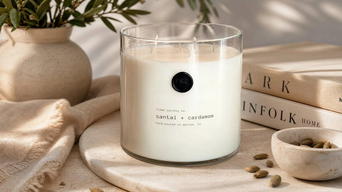 Big + Bougie XL 150oz Statement Candle with Wick Snuffer | 400+ Hour Burn | Free Shipping | Custom Options | Cocosoy Wax + Organic Fragrance