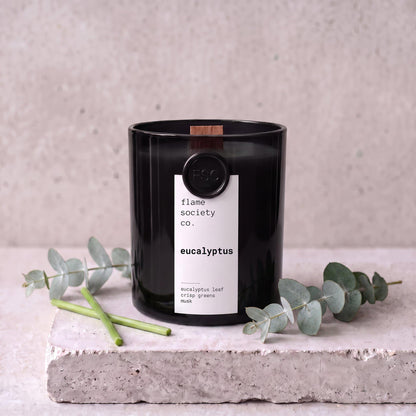 Eucalyptus Leaf Candle | Crisp Greens, Clean Musk, Spa Fresh CocoSoy