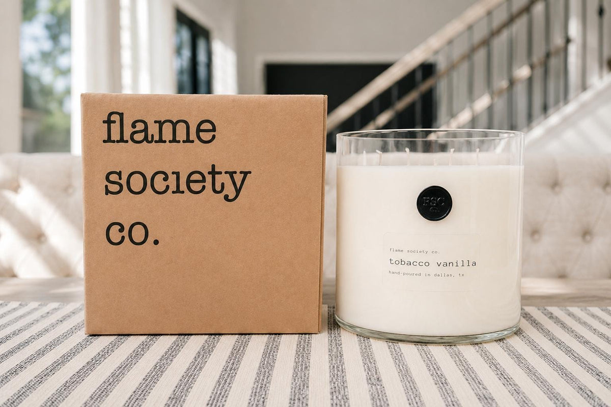 Big + Bougie XL 150oz Statement Candle with Wick Snuffer | 400+ Hour Burn | Free Shipping | Custom Options | Cocosoy Wax + Organic Fragrance
