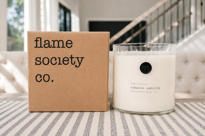 Big + Bougie XL 150oz Statement Candle with Wick Snuffer | 400+ Hour Burn | Free Shipping | Custom Options | Cocosoy Wax + Organic Fragrance