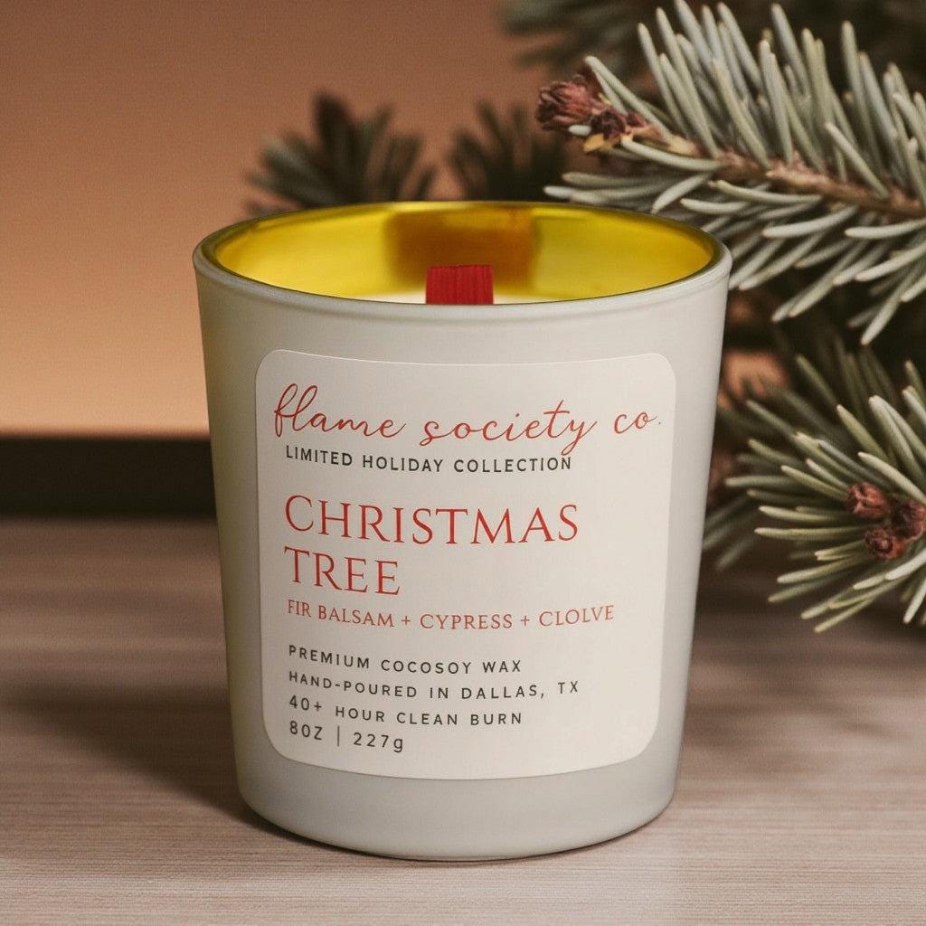 Christmas Tree | Fresh Pine, Cypress & Vanilla Musk Candle | Holiday CocoSoy Candle