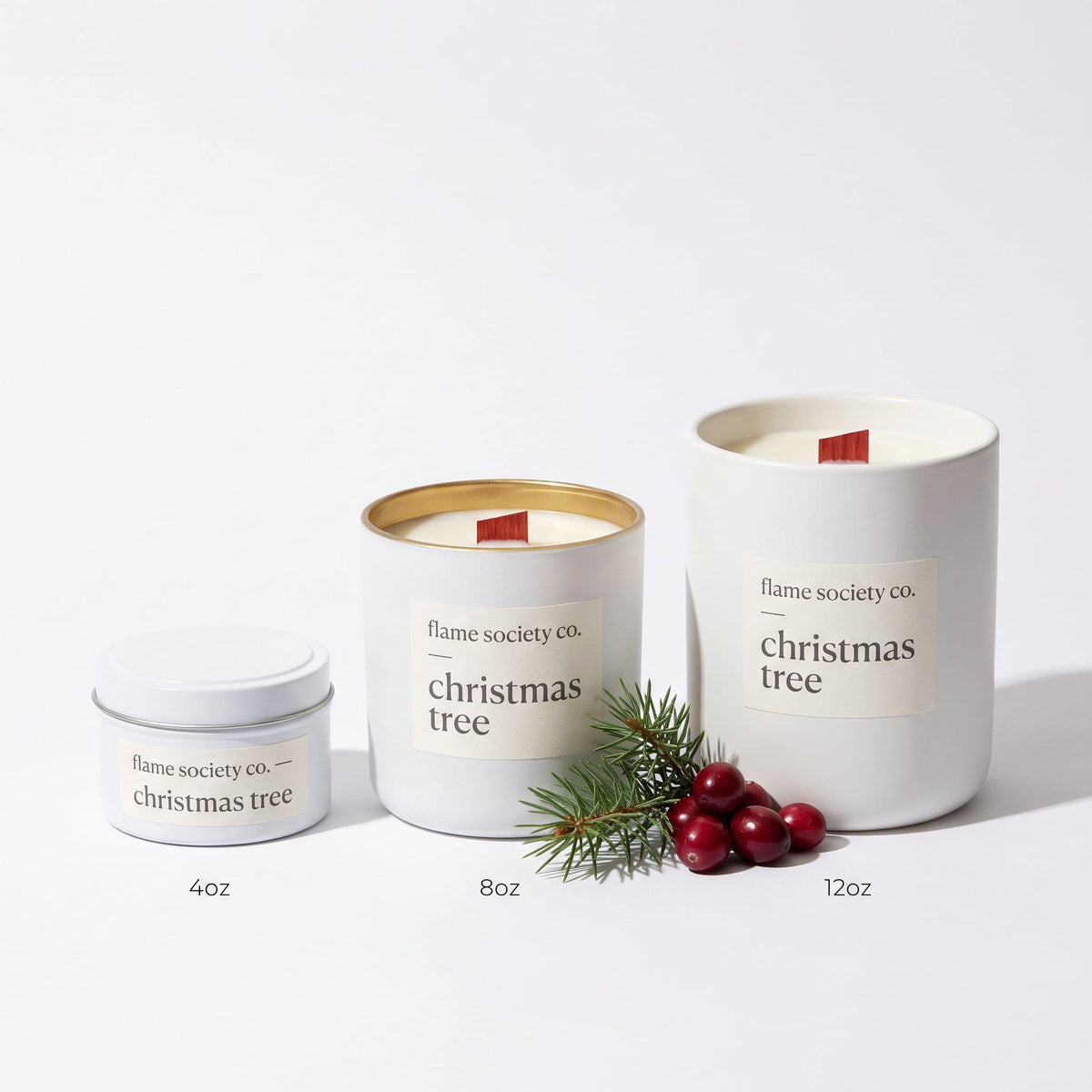 Christmas Tree | Fresh Pine, Cypress & Vanilla Musk Candle | Holiday CocoSoy Candle