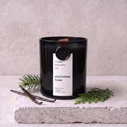 Christmas Tree | Fresh Pine, Cypress & Vanilla Musk Candle | Holiday CocoSoy Candle