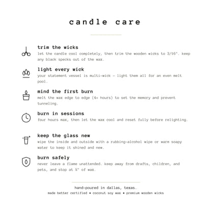 No. 002 | Tobacco Vanilla Scented Candle: 4 sizes | Apricot CocoSoy Blend | Luxury Scent | Non-Toxic