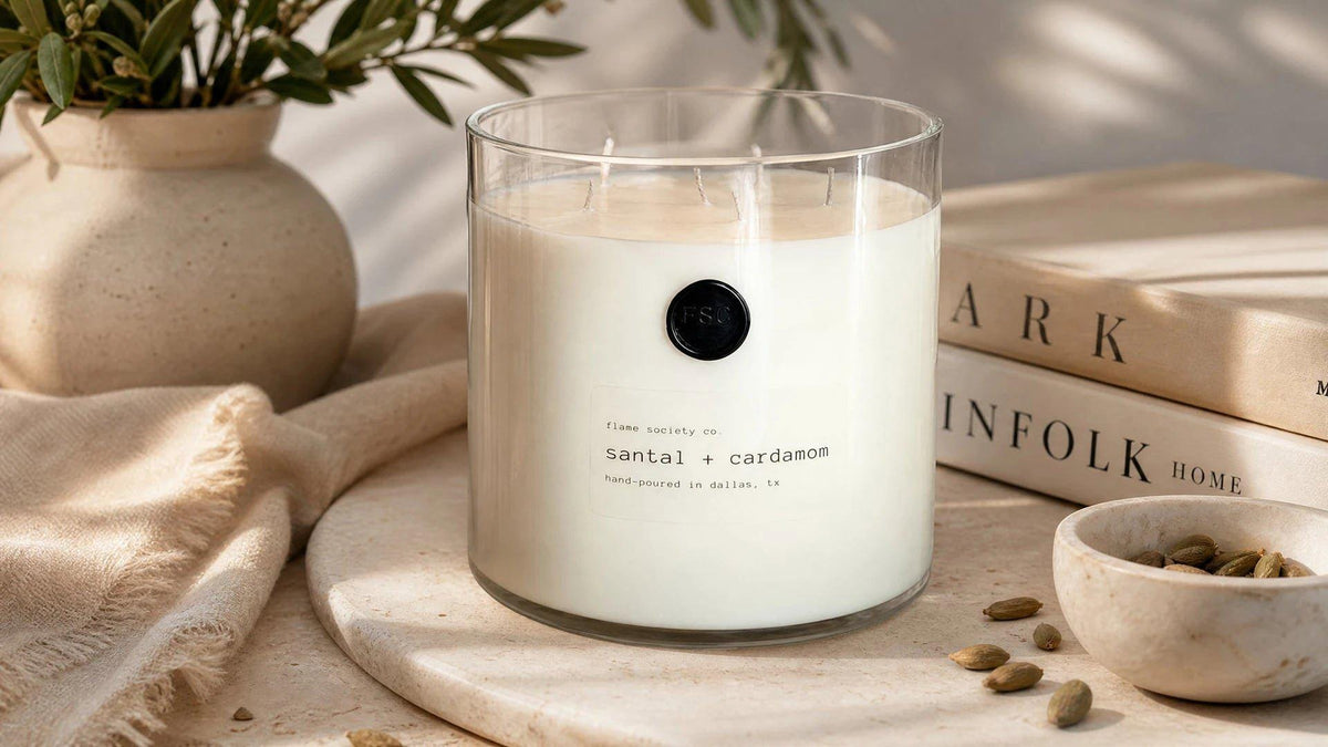 No. 033 | Santal + Cardamom | Santal 33 Inspired Sandalwood Candle