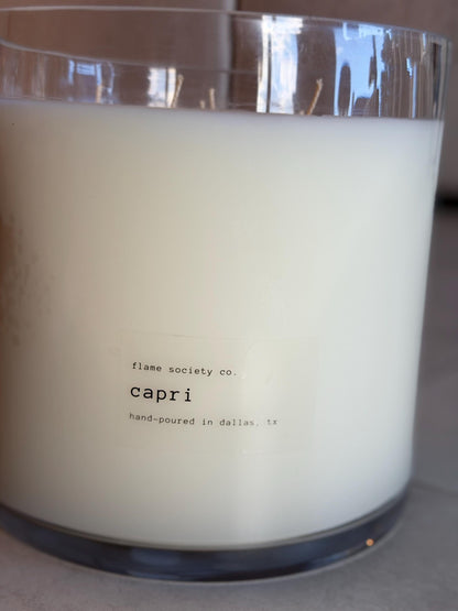 Big + Bougie XL 150oz Statement Candle with Wick Snuffer | 400+ Hour Burn | Free Shipping | Custom Options | Cocosoy Wax + Organic Fragrance