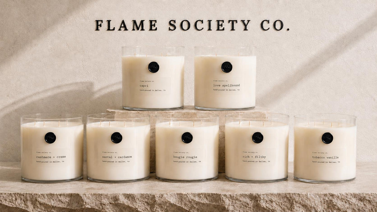 Big + Bougie XL 150oz Statement Candle with Wick Snuffer | 400+ Hour Burn | Free Shipping | Custom Options | Cocosoy Wax + Organic Fragrance
