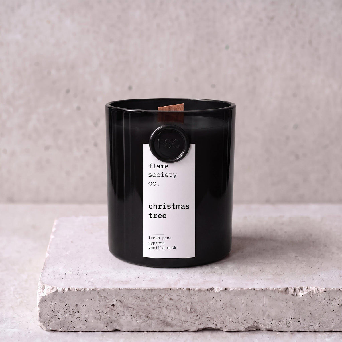 Christmas Tree | Fresh Pine, Cypress & Vanilla Musk Candle | Holiday CocoSoy Candle
