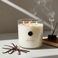 No. 002 Vanilla Tobacco candle — cozy evening home fragrance