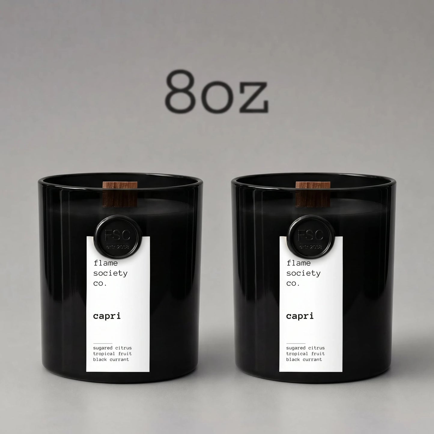 Capri candle — volcano inspired luxury scent