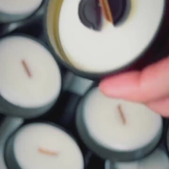 No. 033 | Santal + Cardamom | Luxury Cocosoy Candle | Black Matte Vessel | Clean Burn