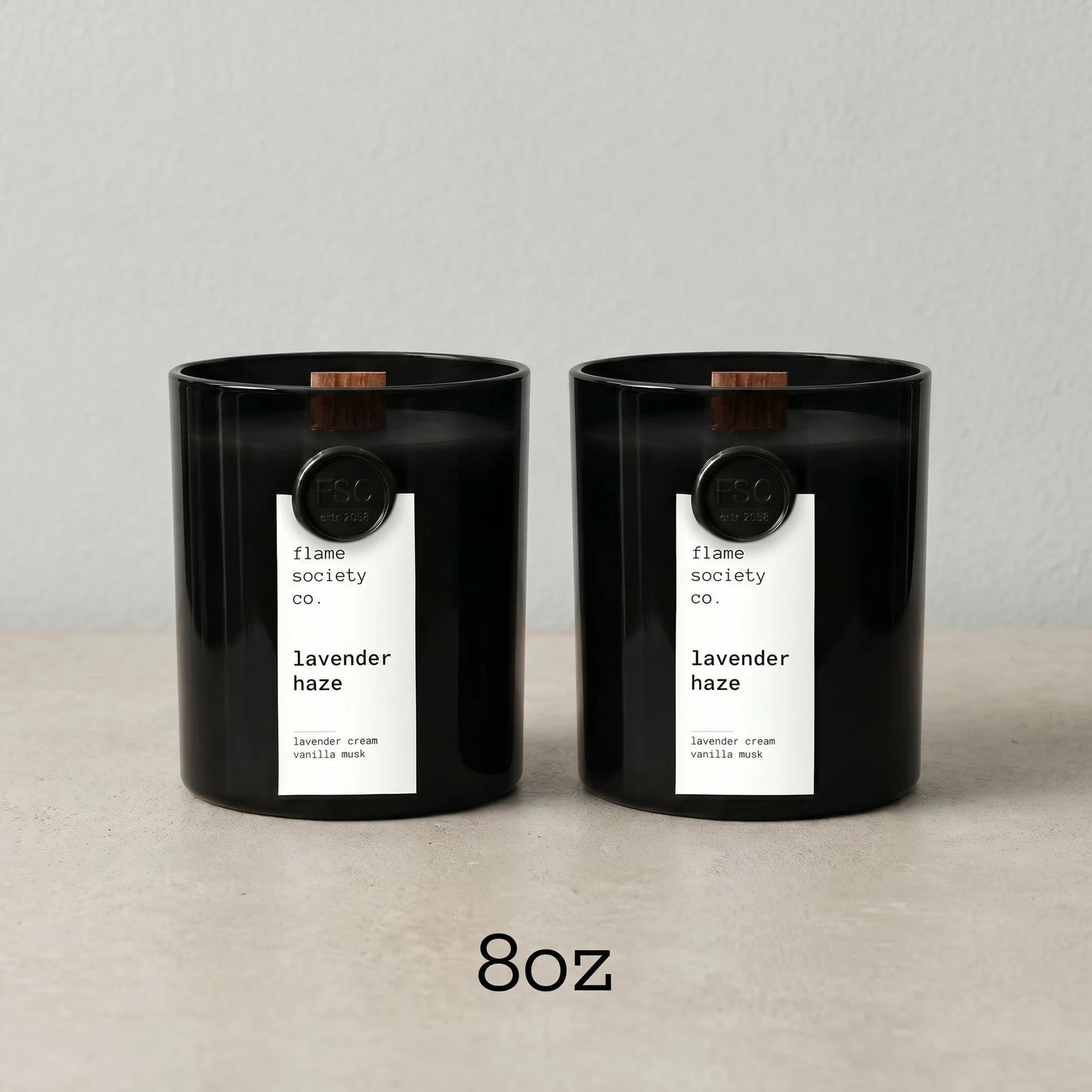 Lavender Haze candle — non-toxic clean burning coco soy wax