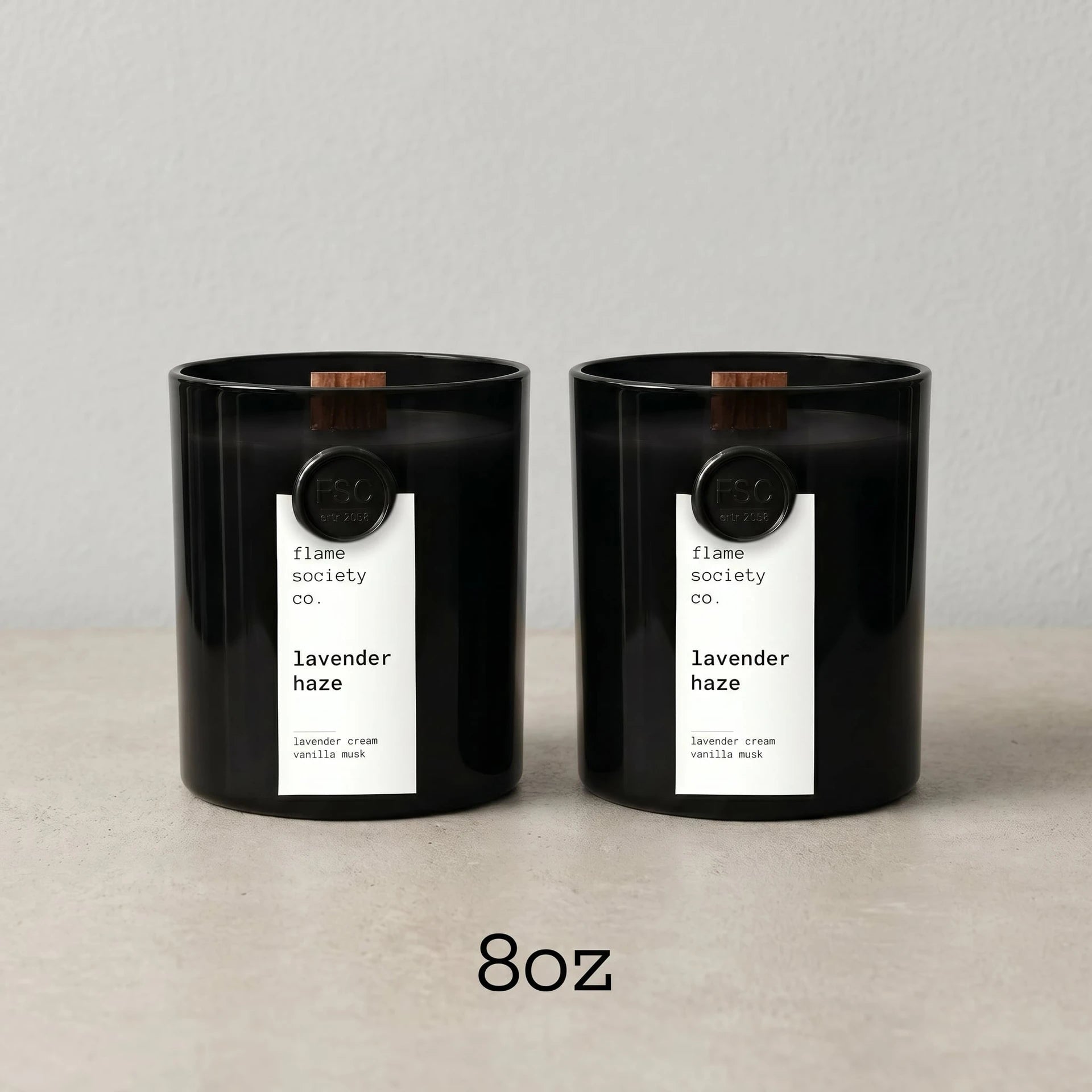 Lavender Haze candle — non-toxic clean burning coco soy wax